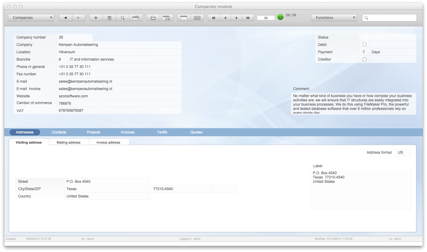 Mac contact management software
